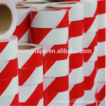 Factory supply red/white pe barrier tape